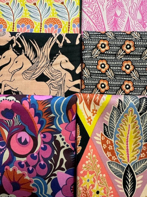 SHOOTING STAR Lush 6 fat quarters
