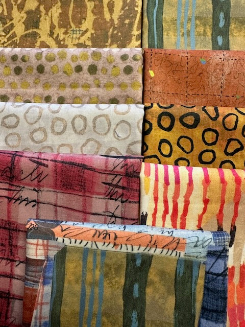 SKETCHBOOK 21 Paprika 9 fat quarters