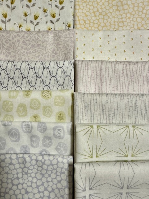 SHADOW AND LIGHT 12 fat quarters