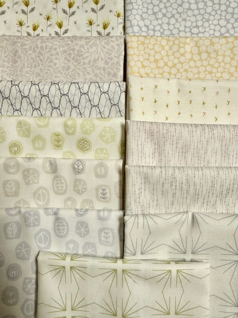 SHADOW AND LIGHT 13 fat quarters