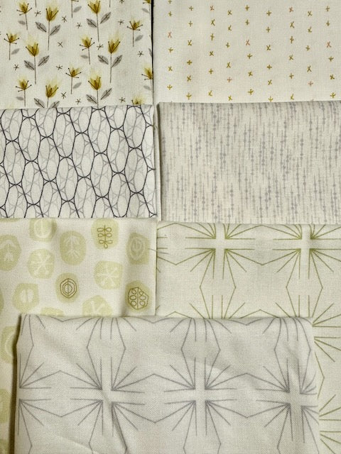 SHADOW AND LIGHT 7 fat quarters