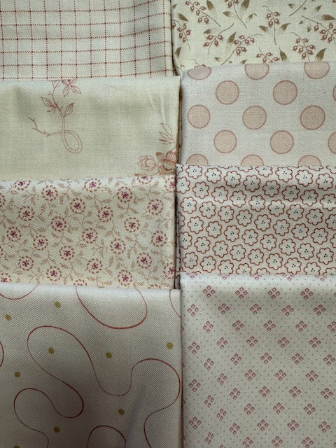 CLOUD NINE Blush 8 fat quarters