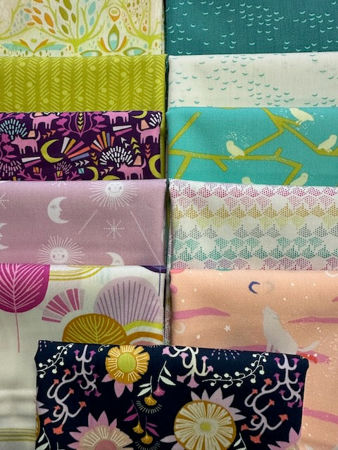 SUNRISE SUNSET 11 fat quarters