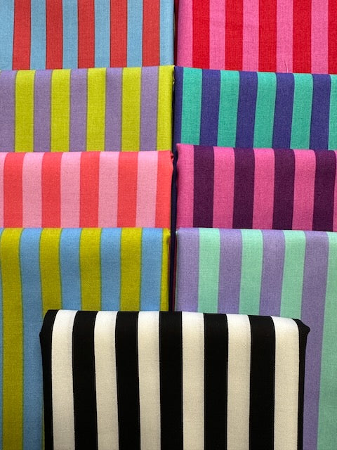 TULA PINK Tent Stripes 9 fat quarters