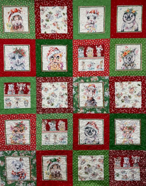 TILES Little Darlings Christmas 54"x67"