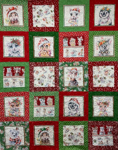 TILES Little Darlings Christmas 54"x67"