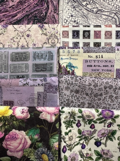 TIM HOLTZ PALETTE Purple 10 fat quarters