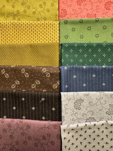 TRINKETS 12 fat quarters
