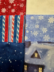 'TWAS THE NIGHT BEFORE CHRISTMAS 6 fat quarters