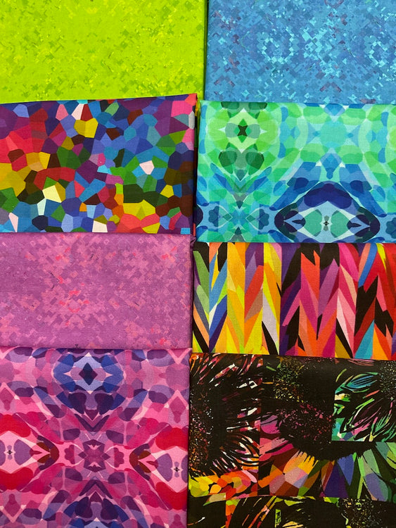 VIBRANT LIFE Cool 8 fat quarters