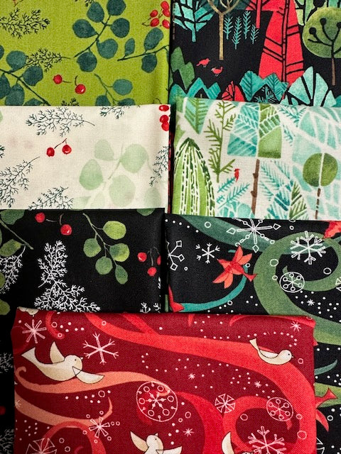 WINTERLY 7 fat quarters