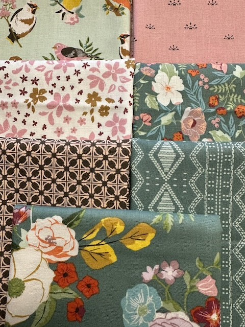 WINGED MEDLEY 7 fat quarters