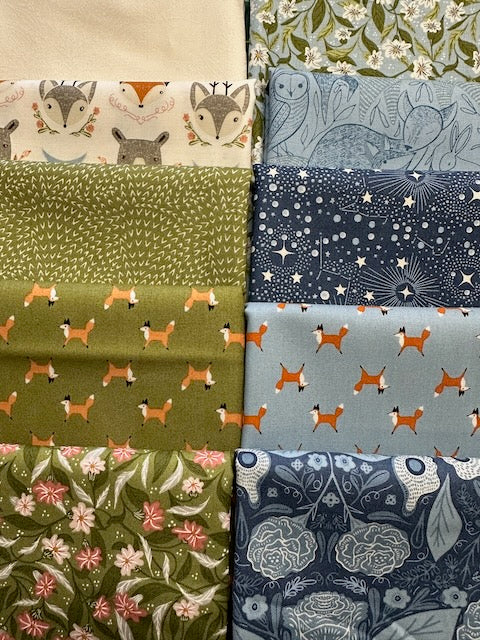 WOODLAND WONDER Dusk 10 fat quarters