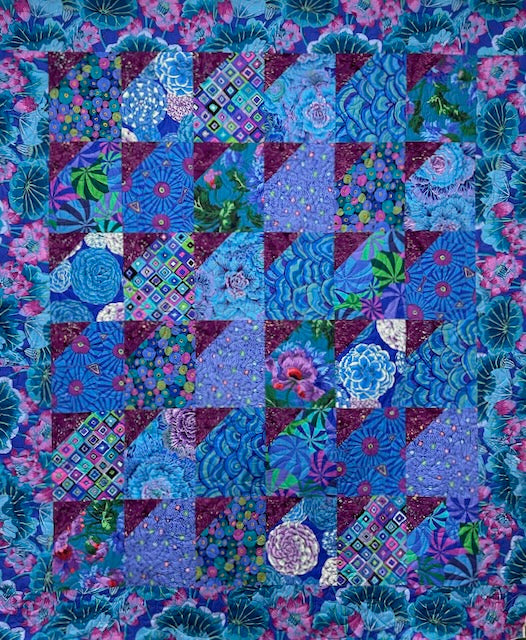 WRAPS Kaffe blue 60"x 72"