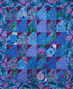 WRAPS Kaffe blue 60"x 72"