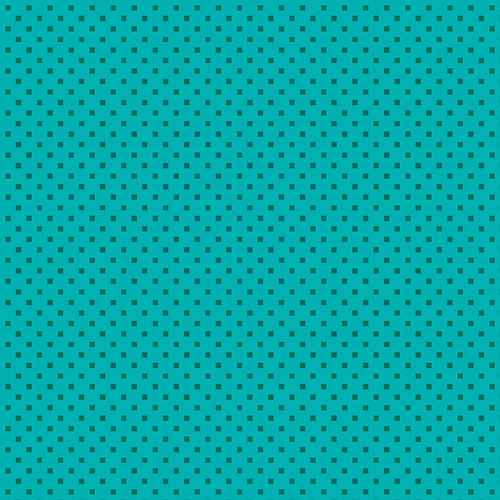 DAZZLE DOTS Snazzy Squares turquoise/teal