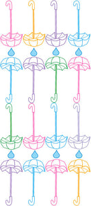 SPRING SHOWERS Umbrella Stripe Z