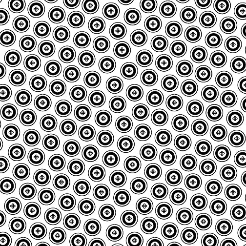 NIGHT & DAY Dotty Buttons white/black