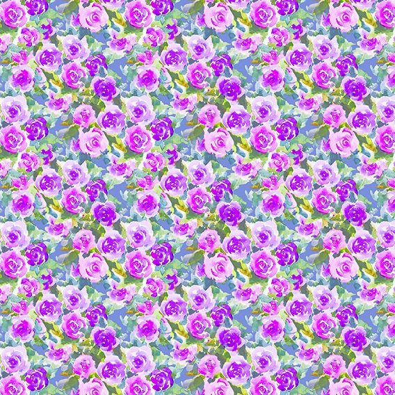 WATERCOLOR BEAUTY Rose purple