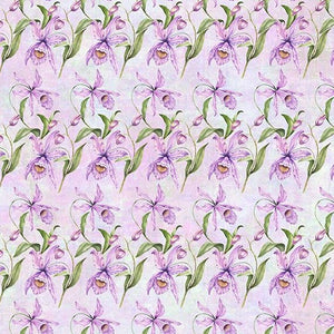 BOTANICAL Orchids lavendar