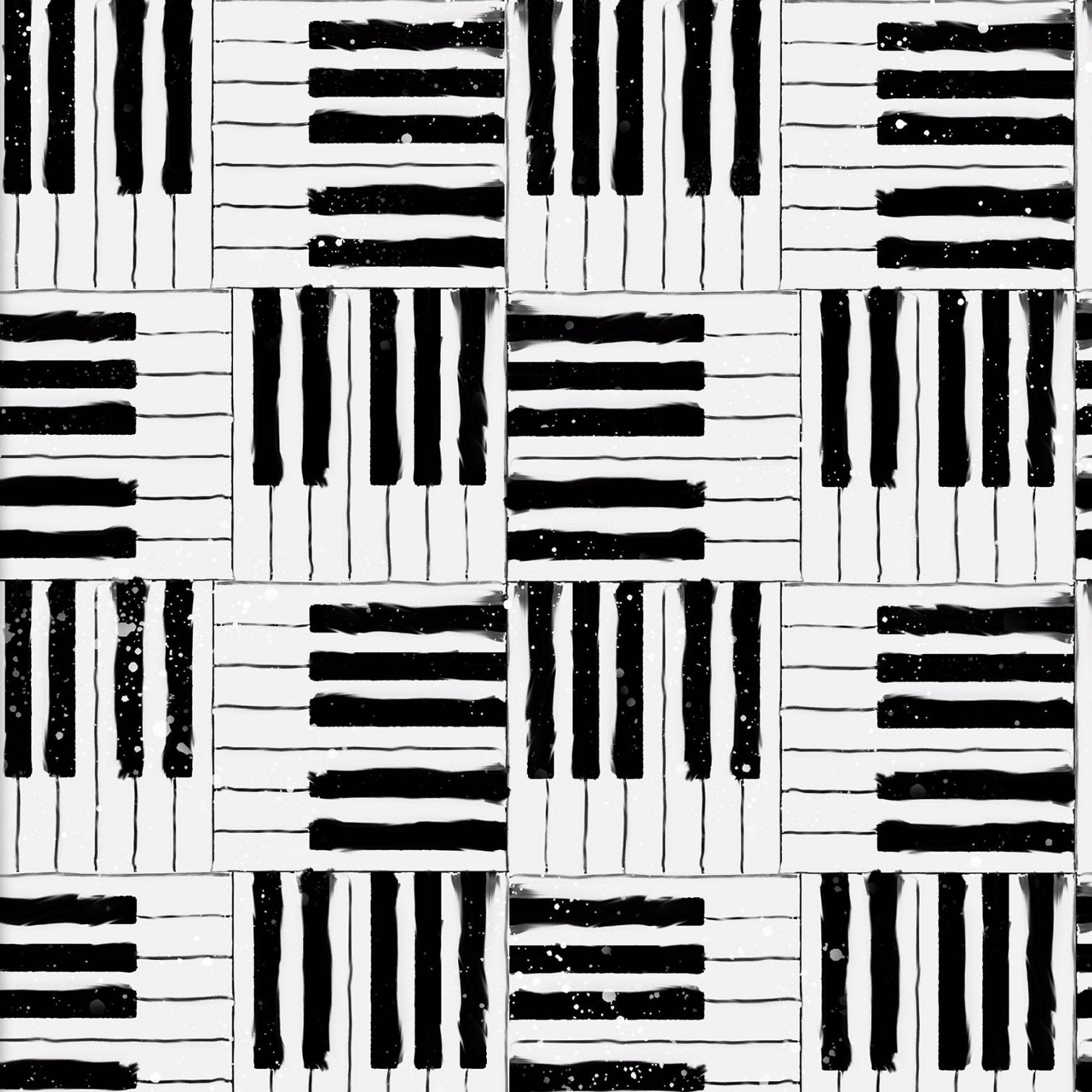 RHYTHM & HUES Piano Keys white