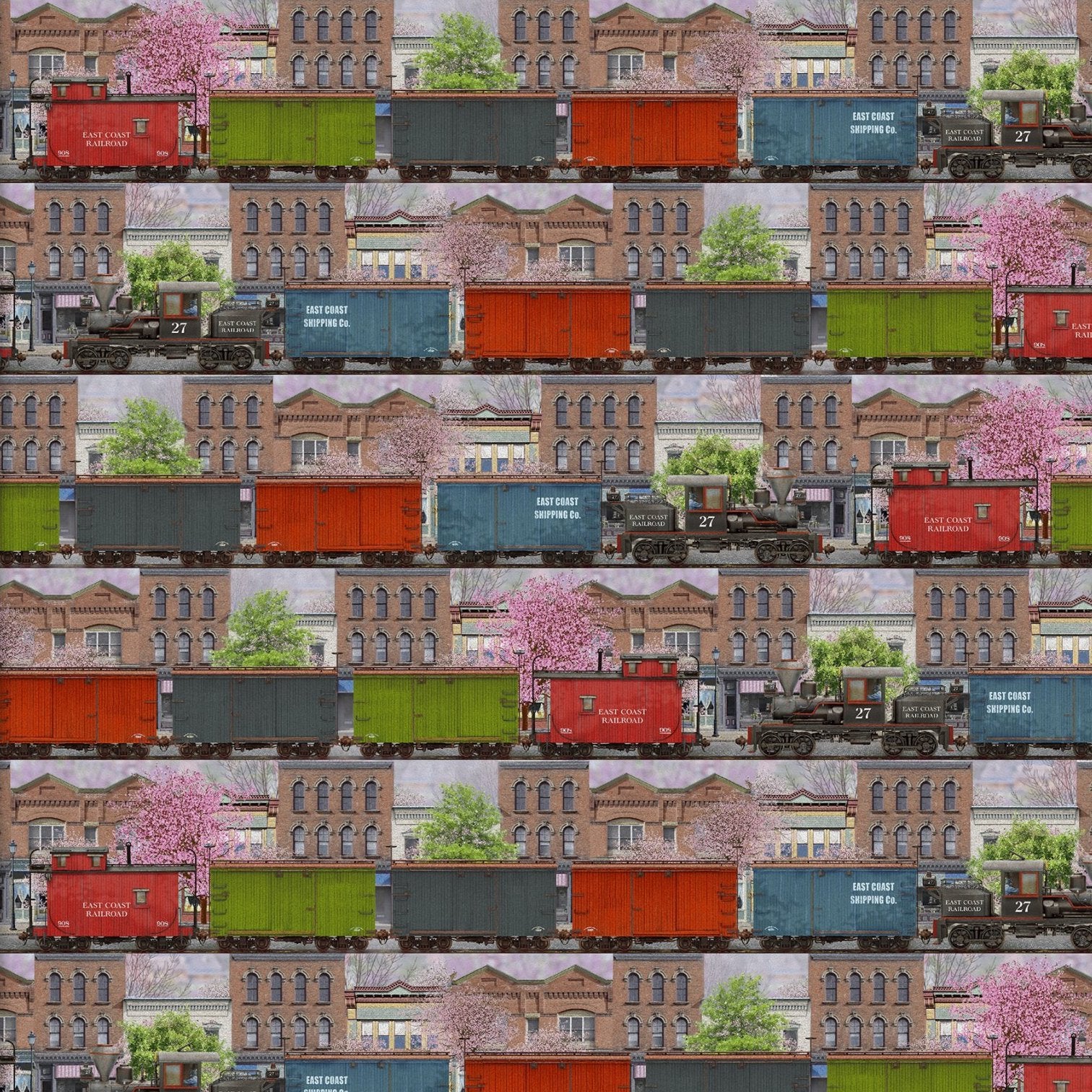 STEAM IN THE SPRING Trains multi