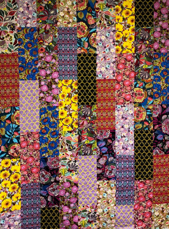 SPICE DROP Vibrant Blooms 54"x72"