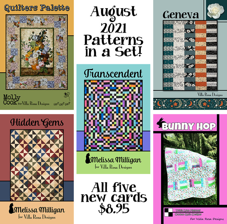Aug 2021 SET of 5 CARDS
