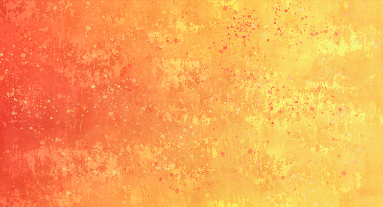 LIPSTICK COWGIRL Gradient Splatter orange yellow