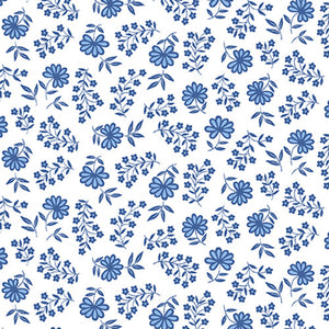 ANTHEM Floral Petals white/blue