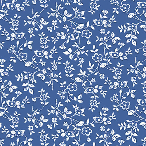ANTHEM Mini Floral medium blue