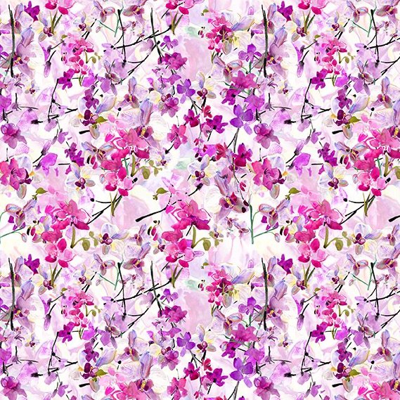WATERCOLOR BEAUTY Orchid magenta