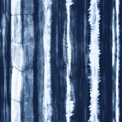 INDIGO DYED Striped dark