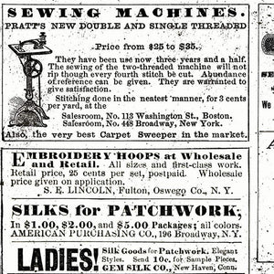 SEW JOURNAL Vintage Sew Ads white