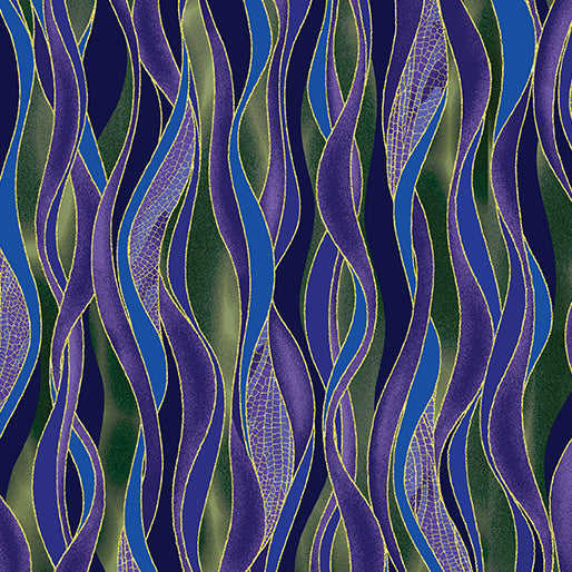 DRAGONFLY DANCE Dancing Waves evergreen/purple