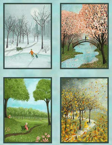 FOUR SEASONS Panel multi 32"x42"