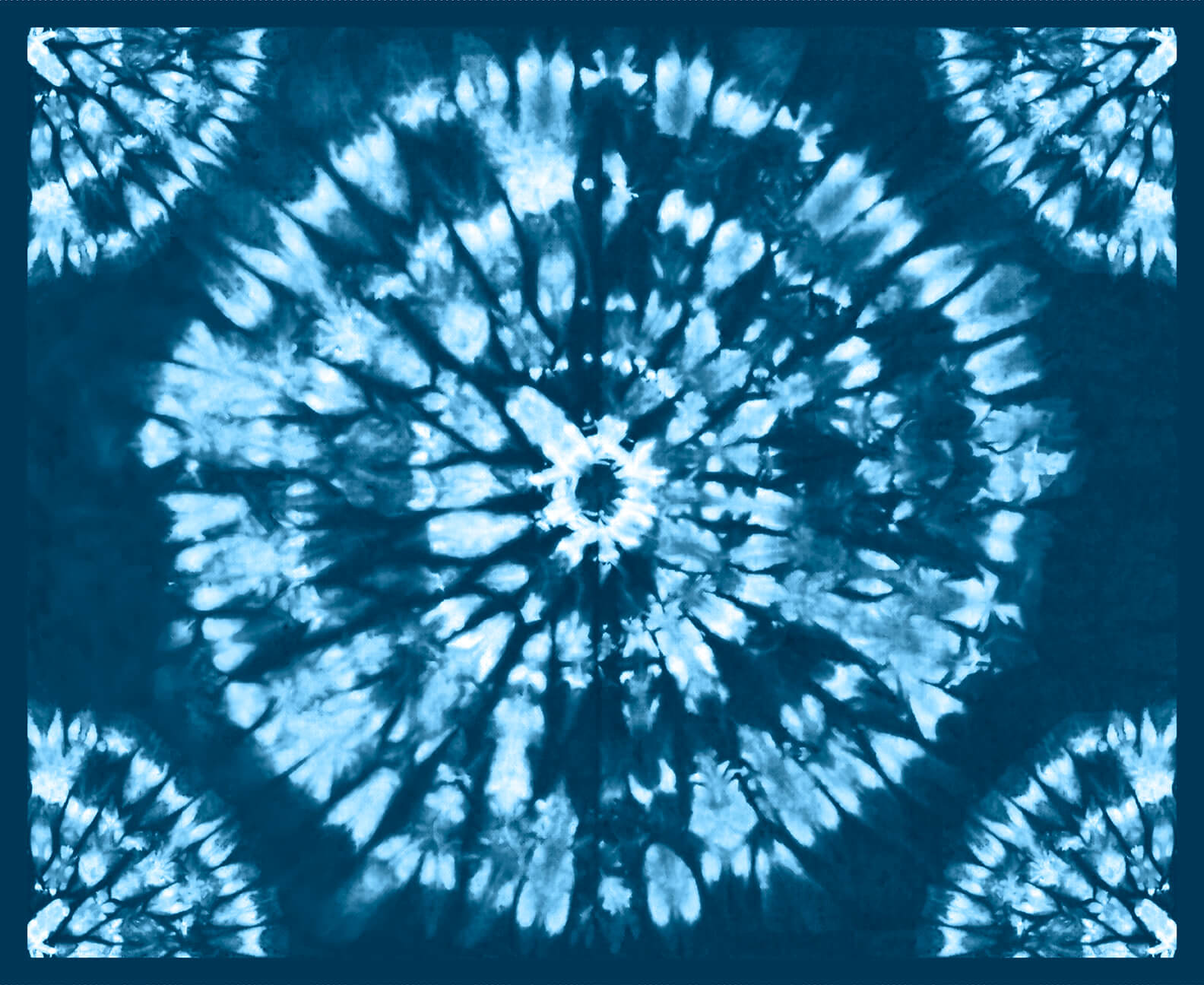 KATORI Circle Panel blue 36"x43"