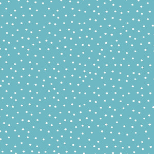DINKY DOTS turquoise/white