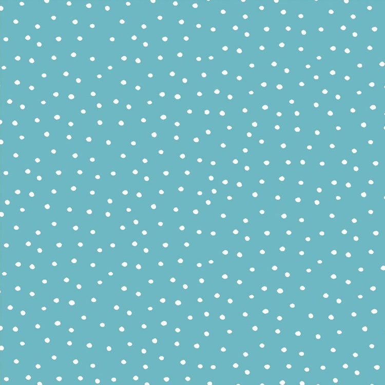 DINKY DOTS turquoise/white