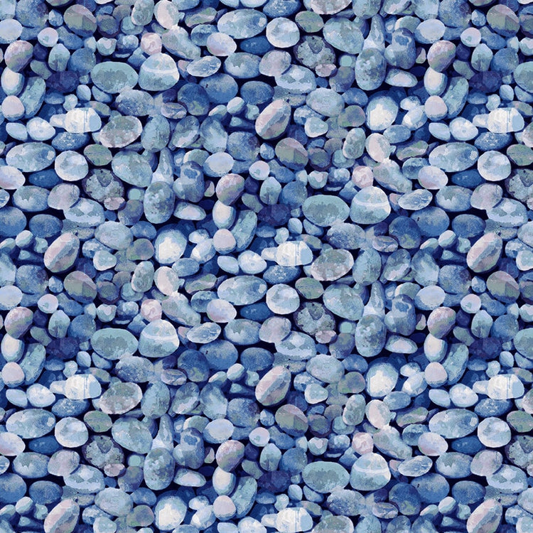 PORTFOLIO OF LANDSCAPES Pebbles slate/blue