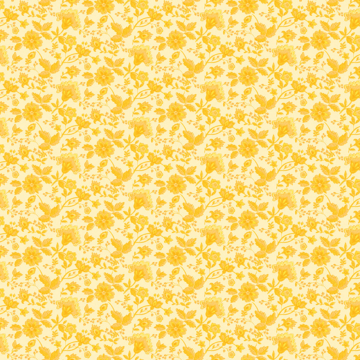 A BEAUTIFUL LIFE Rose Brocade yellow