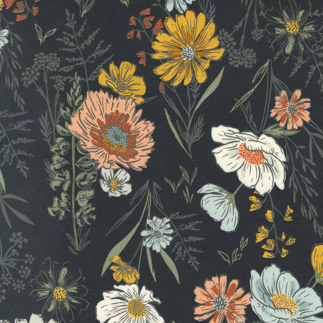 WOODLAND WILDFLOWERS Wildflower Wonder charcoal