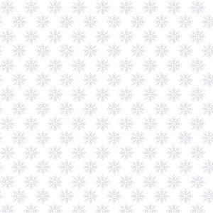 QUILTERS FLOUR IV Small Snowflake white/white