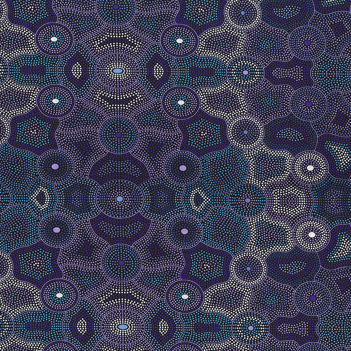 AUSTRALIAN Akuna Dreaming purple
