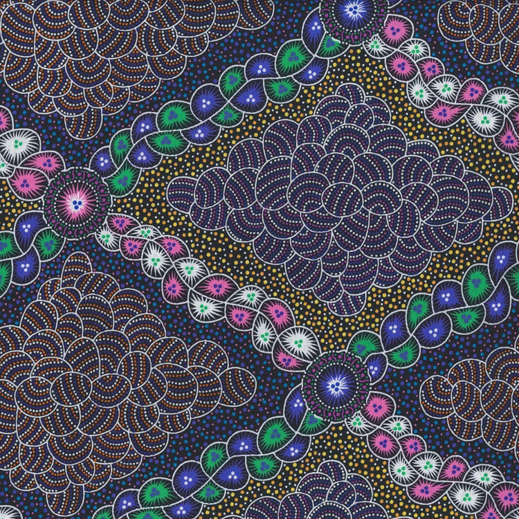 AUSTRALIAN Bush Waterhole purple NEW
