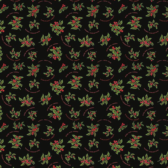 ALL ABOUT CHRISTMAS Holly black