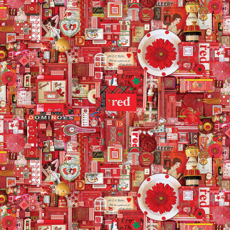 COLOR COLLAGE Red Collage