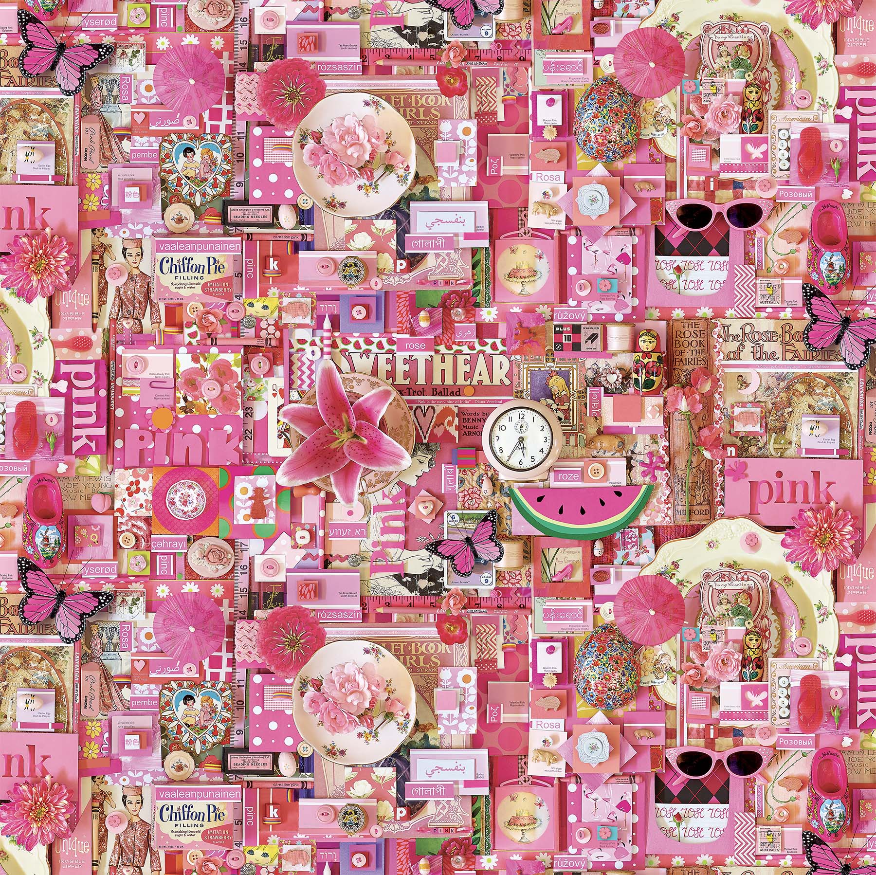COLOR COLLAGE Pink Collage