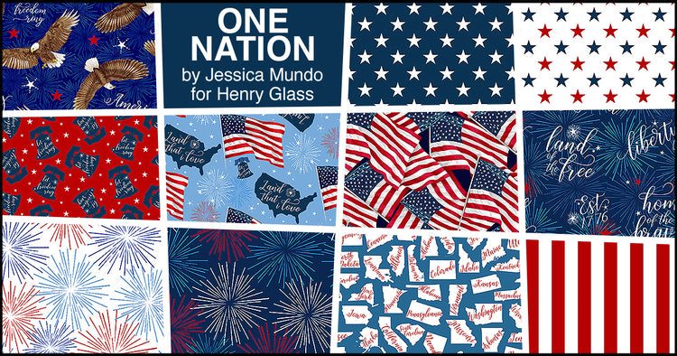 ONE NATION 11 fat quarters
