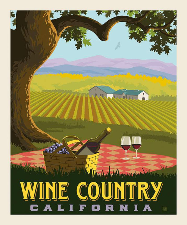 DESTINATIONS Wine Country Panel 36"x43"